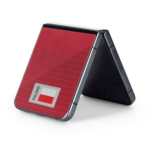 Poland Soccer Flag Galaxy Z Flip5 5G Skin